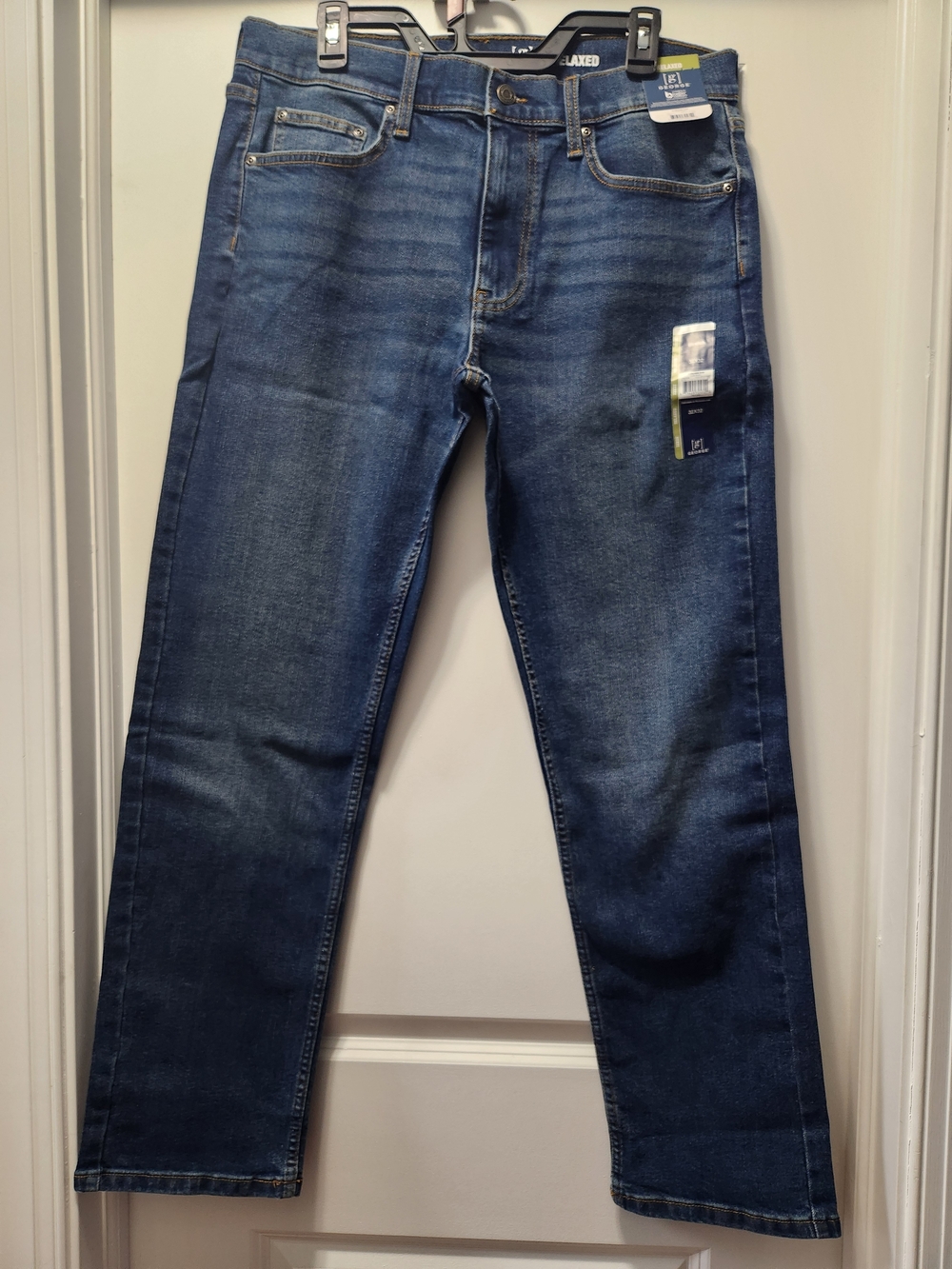 Relaxed Fit Men’s Jeans - Dark Blue